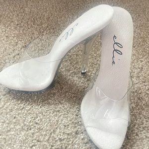 Ellie clear heels